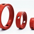 Joint silicone (VMQ)- vannes papillon en acier inoxydable CLAMP | DN32