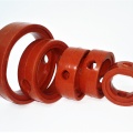 Joint silicone (VMQ)- vannes papillon en acier inoxydable CLAMP | DN32